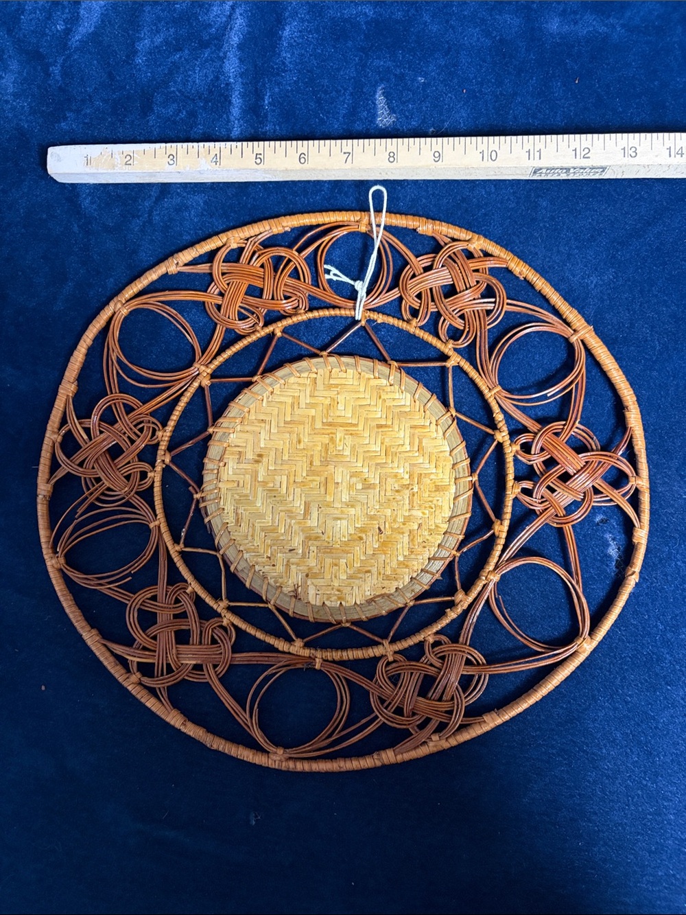 Vintage Basket Wall Decor